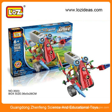 LOZ 3 in 1 Electric robot building blocks game 3023